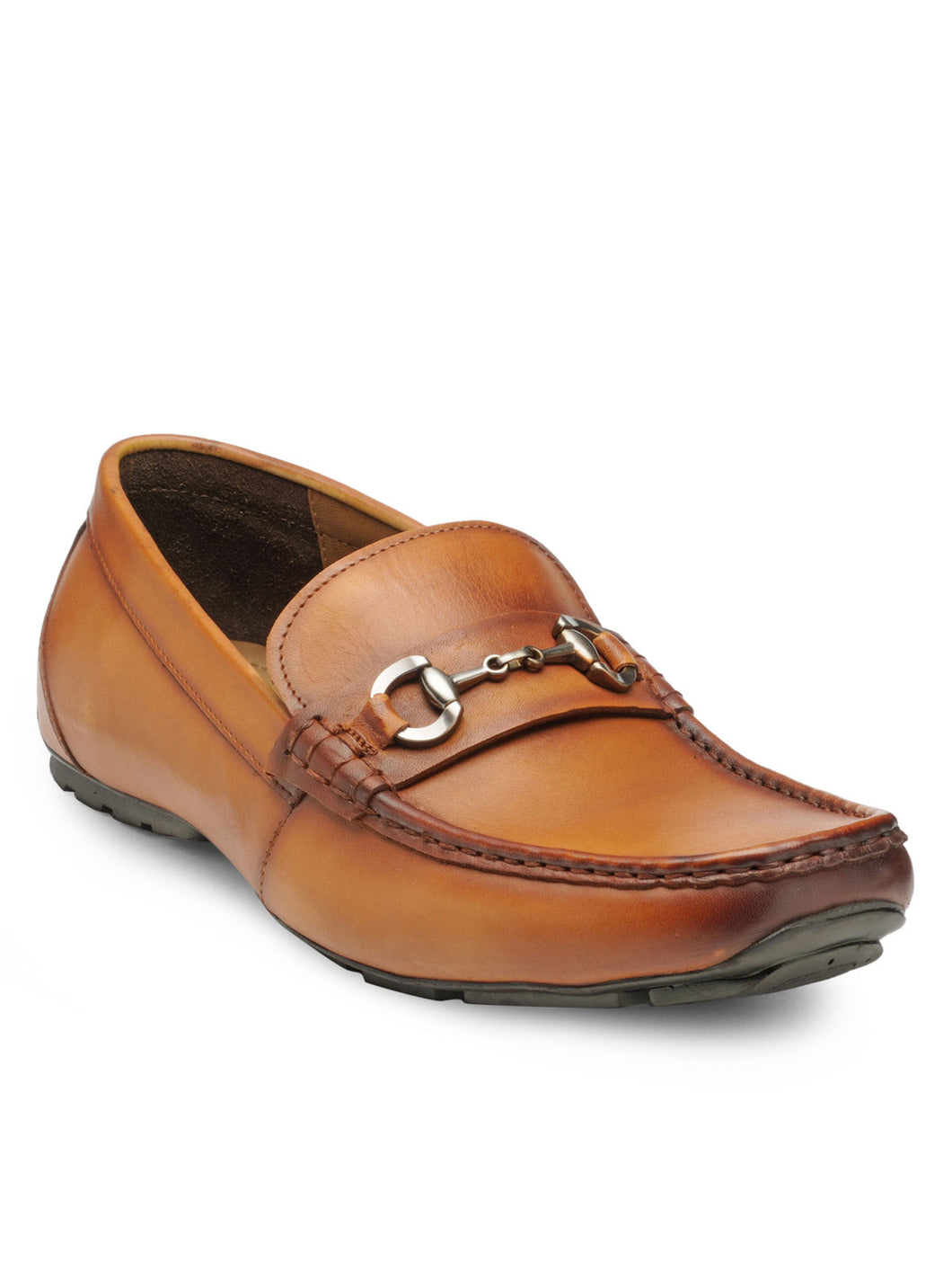 Teakwood Leather Men's Tan Slip-ons Shoes