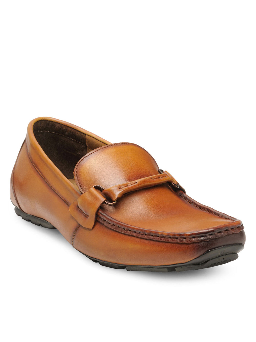 Teakwood Leather Men's Tan Slip-ons Shoes