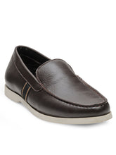 Load image into Gallery viewer, Teakwood Leather Men&#39;s Brown Slip-ons Shoes
