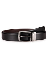 Load image into Gallery viewer, TWKD Leathers Men Black Genuine Leather Belt
