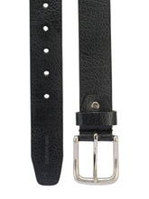 Load image into Gallery viewer, Teakwood Leathers Men Black Genuine Leather Belt
