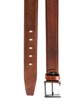 Load image into Gallery viewer, Teakwood Leathers Men Tan Brown Leather Belt
