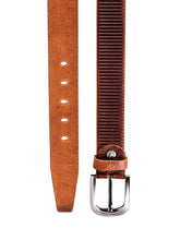 Load image into Gallery viewer, Teakwood Leathers Men Tan Brown Leather Belt
