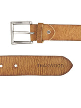 Load image into Gallery viewer, Teakwood Leathers Men&#39;s Brown Formal Waist Belt

