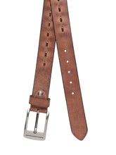Load image into Gallery viewer, Teakwood Men Tan Leather Solid Belt
