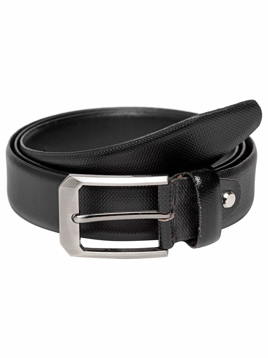Teakwood Leather Black Belts