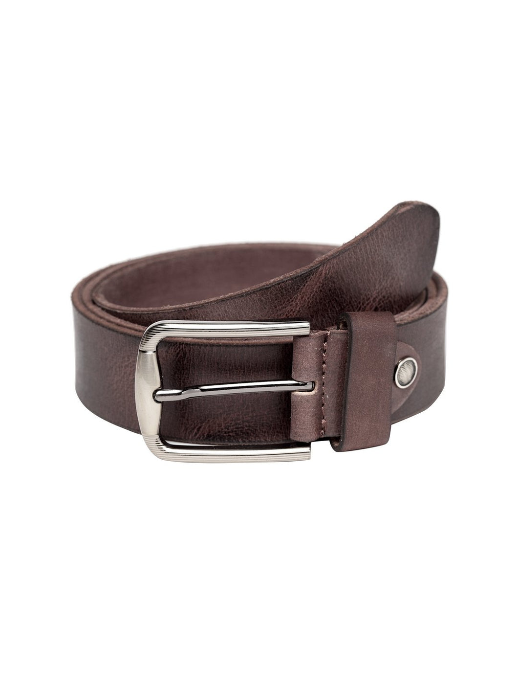 Teakwood Men Genuine Leather Brown Solid Casual Belt