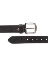 Load image into Gallery viewer, Teakwood Men Genuine Leather Black Casual Belt
