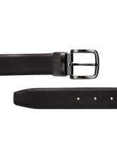 Load image into Gallery viewer, Teakwood Leathers Men Black Leather Belt
