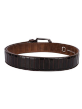 Load image into Gallery viewer, Teakwood Leathers Men Brown Leather Belt
