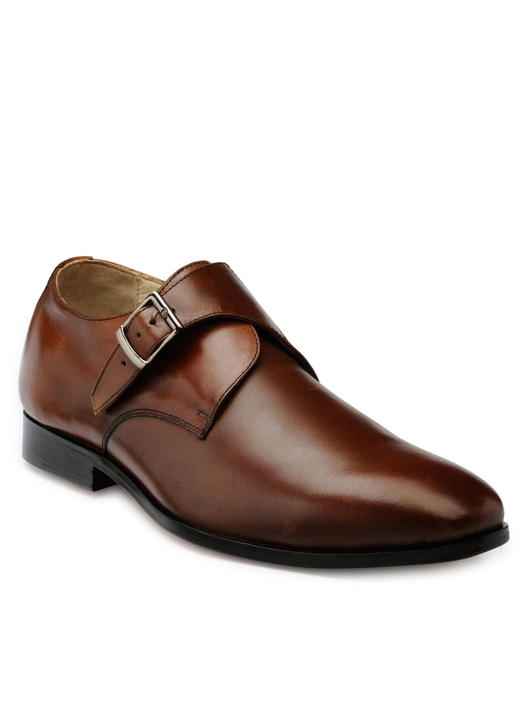 Teakwood Genuine Leather Monk Strap Shoes