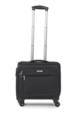 Load image into Gallery viewer, Unisex Black Overnighter Laptop Trolley Bag
