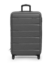 Load image into Gallery viewer, Teakwood ABS Large Trolley Bag - Charcoal
