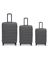 Load image into Gallery viewer, Teakwood ABS Large Trolley Bag - Charcoal
