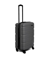 Load image into Gallery viewer, Teakwood ABS Medium Trolley Bag - Charcoal
