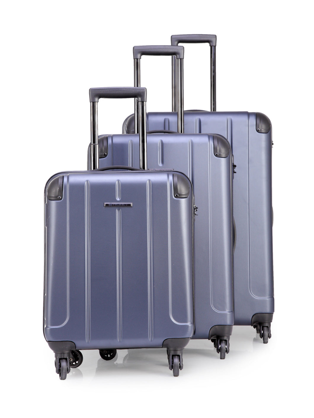 Teakwood Nylon Small Trolley Bag - Blue