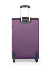 Load image into Gallery viewer, Teakwood Unisex Purple Trolley Bag -Large

