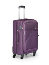 Load image into Gallery viewer, Teakwood Unisex Purple Trolley Bag -Medium
