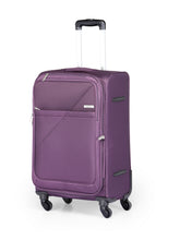 Load image into Gallery viewer, Teakwood Unisex Purple Trolley Bag -Medium
