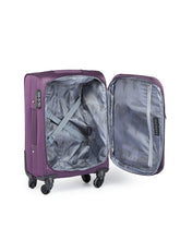 Load image into Gallery viewer, Teakwood Unisex Purple Trolley Bag -Small
