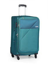 Load image into Gallery viewer, Teakwood Unisex Teal Trolley Bag -Large
