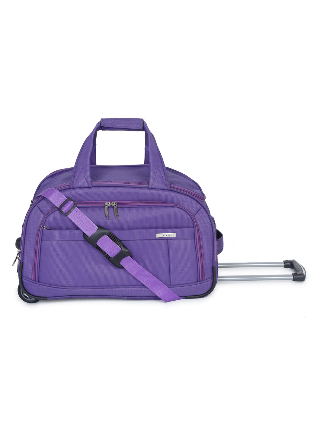 Teakwood Large Trolley Bag - Purple