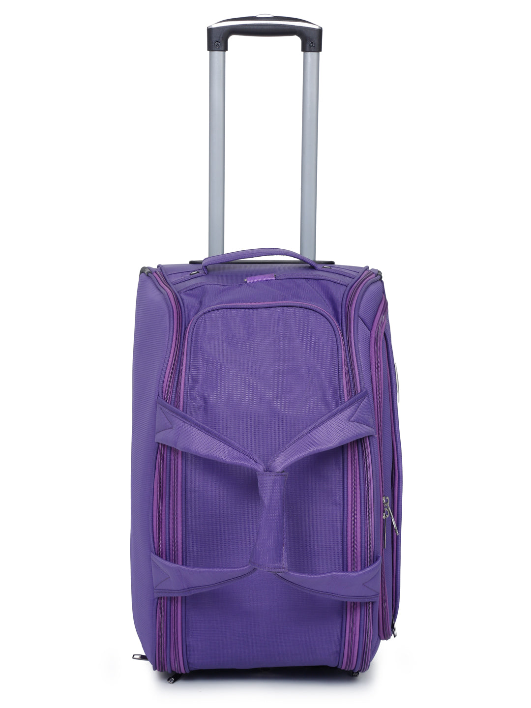 Teakwood Medium Trolley Bag - Purple – Teakwood Leathers
