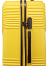 Load image into Gallery viewer, Teakwood Leathers Yellow Textured Hard-Sided Large Trolley Bag
