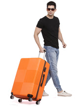 Load image into Gallery viewer, Teakwood Unisex Orange Trolley Bag - Medium
