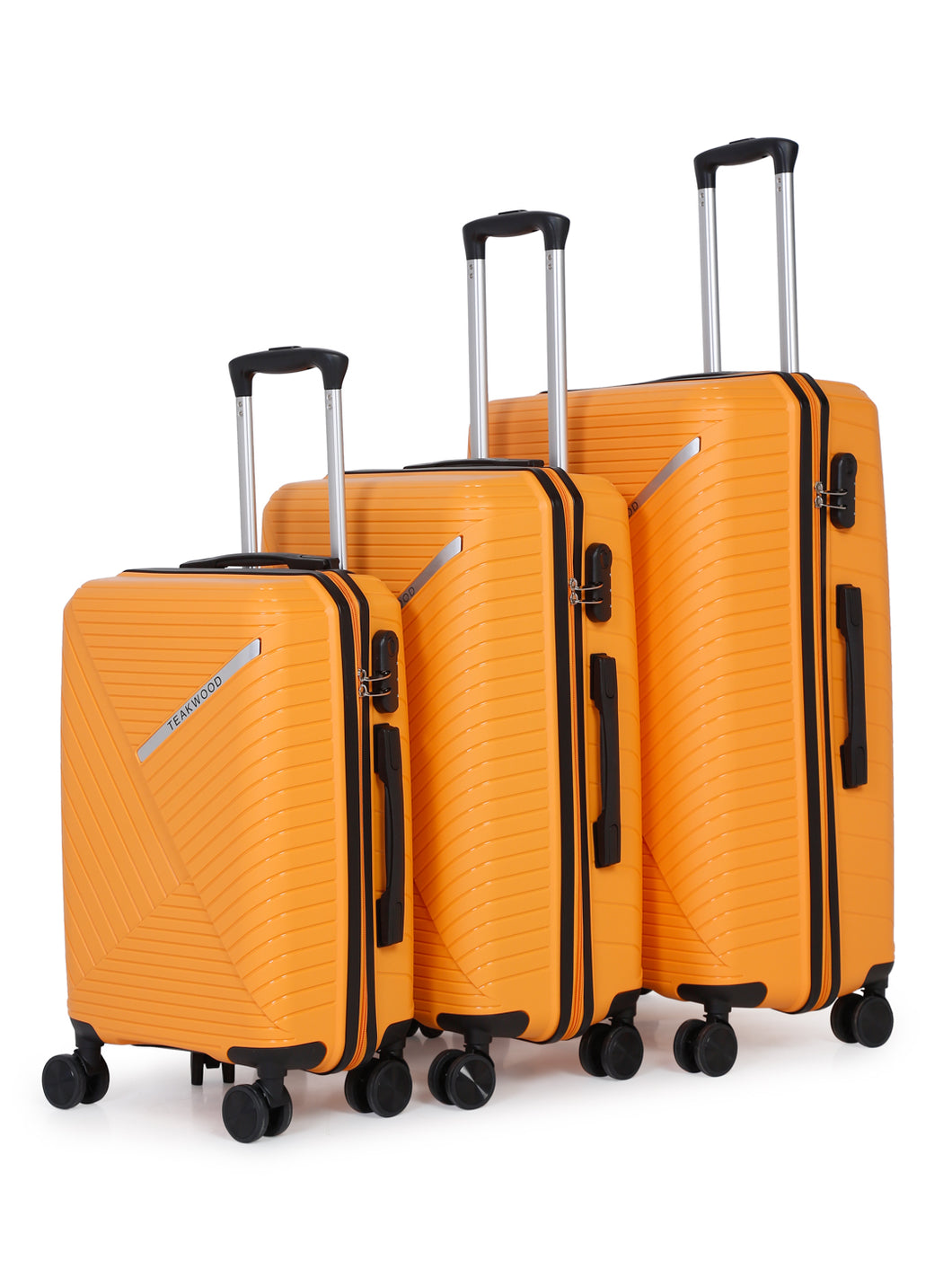 Teakwood Trolley Bag - SET