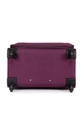 Load image into Gallery viewer, Teakwood Synthetic Large Trolley Bag - Purple
