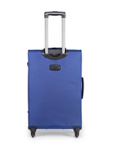 Load image into Gallery viewer, Teakwood Synthetic Medium Trolley Bag - Blue
