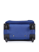 Load image into Gallery viewer, Teakwood Synthetic Small Trolley Bag - Blue
