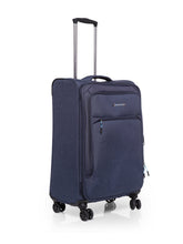 Load image into Gallery viewer, Teakwood Nylon Soft Sided Medium Trolley Bag - Blue
