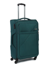 Load image into Gallery viewer, Teal Textured Soft-Sided Cabin Trolley Suitcase
