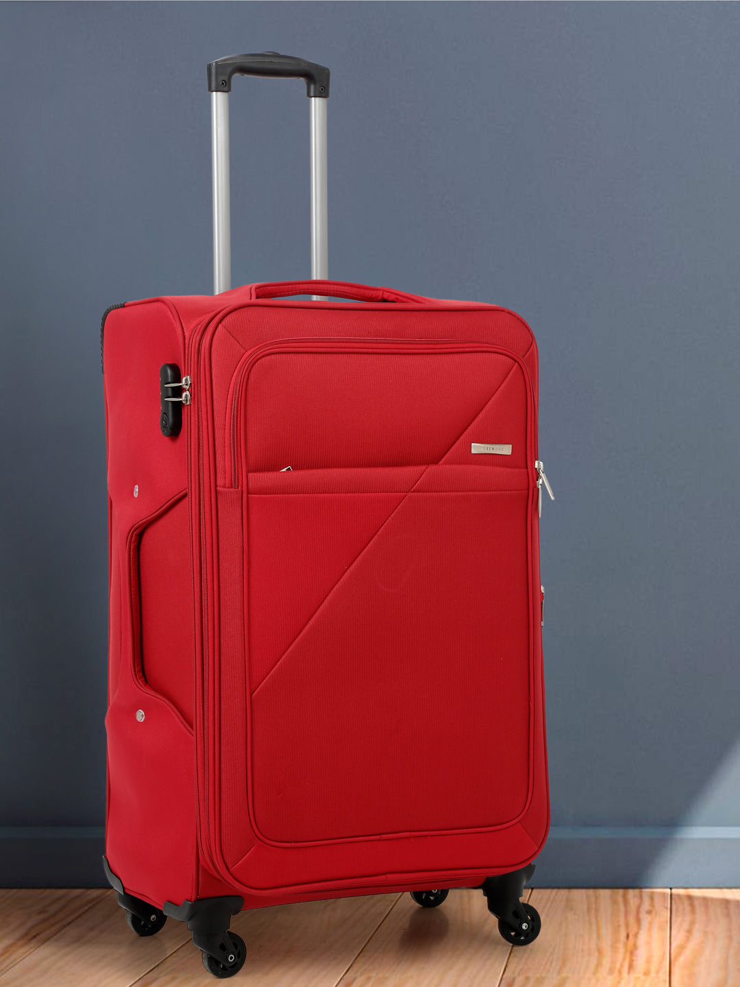FLY Turbo 65 cms Soft Trolley Bag Check-in Suitcase 2 Wheels - 26 inch Red  - Price in India | Flipkart.com
