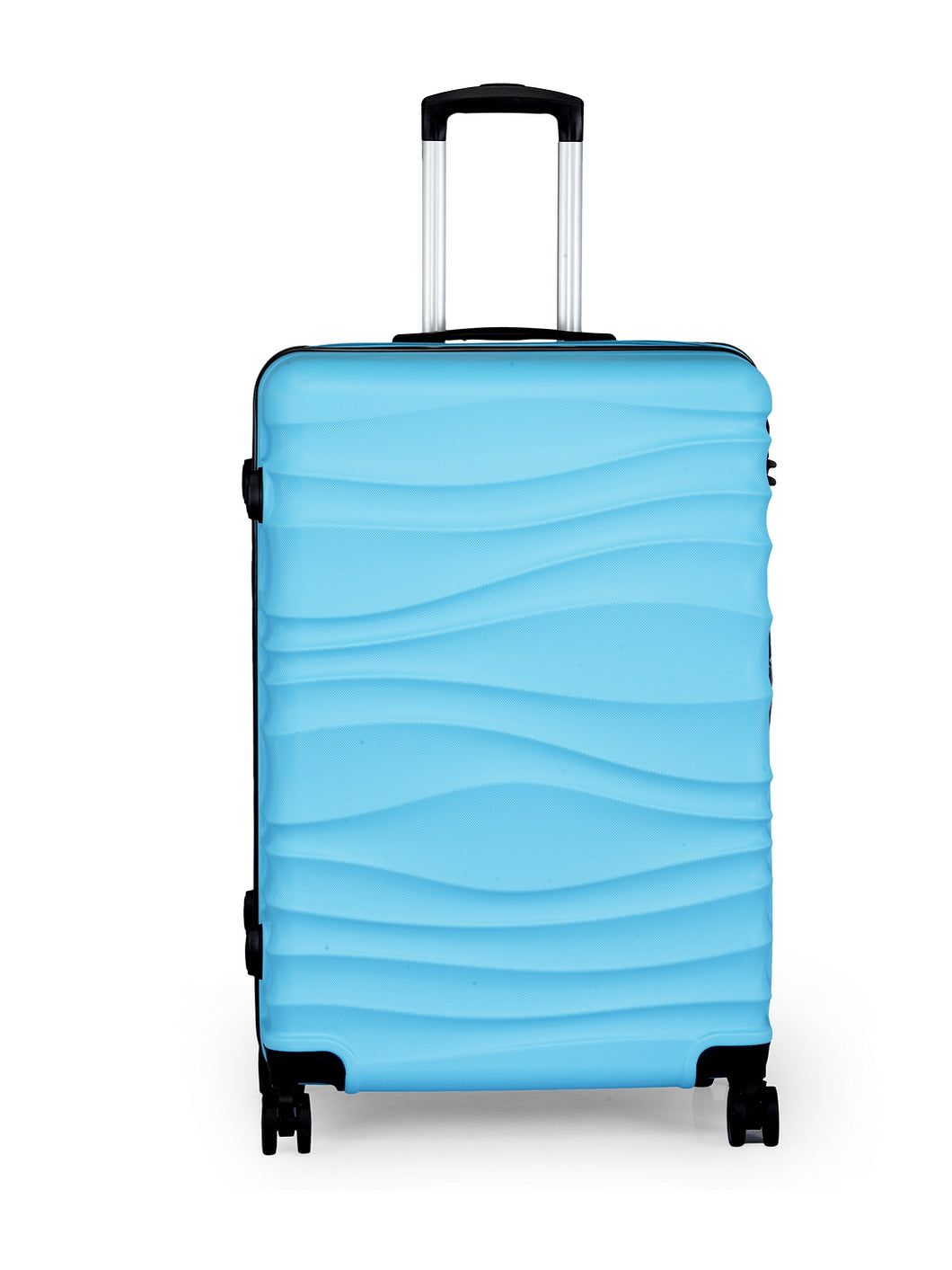 Teakwood Unisex Blue Trolley Bag - Large