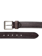 Load image into Gallery viewer, Teakwood Men Genuine Leather Grey Solid Casual Belt
