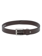 Load image into Gallery viewer, Men Brown Texture Leather Belt
