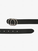 Load image into Gallery viewer, Women Black Solid Genuine Leather Belt

