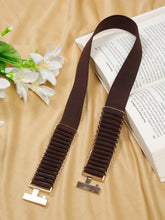 Load image into Gallery viewer, Teakwood Women&#39;s 1 Inch Classic Brown Belt (One Size)
