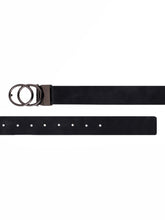 Load image into Gallery viewer, Teakwood Genuine Receivable Belt Round Shape Black Tone Buckle
