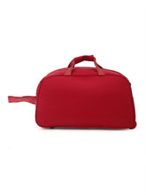 Load image into Gallery viewer, Teakwood Leather Maroon Printed Small Duffel Bag
