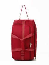 Load image into Gallery viewer, Teakwood Leather Maroon Printed Medium Duffle Bag
