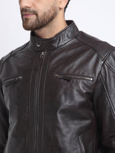 Load image into Gallery viewer, Teakwood Genuine Leathers Men&#39;s Jacket (Black)

