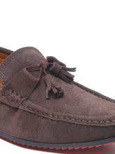 Load image into Gallery viewer, Teakwood Leather Men Solid Round-Toe Brown Loafer - Clearance sale
