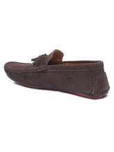 Load image into Gallery viewer, Teakwood Leather Men Solid Round-Toe Brown Loafer - Clearance sale
