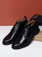 Load image into Gallery viewer, teakwood-genuine-leather-brown-derby-formal-shoes-1
