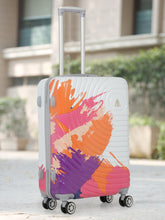 Load image into Gallery viewer, Unisex Abstract Printed Hard Trolley Bag
