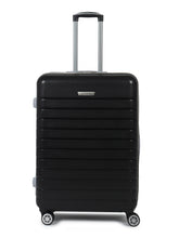 Load image into Gallery viewer, Unisex Set of 3 Black Textured Hard Sided Trolley Bag

